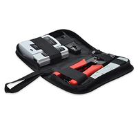 DIGITUS LAN Network Tool Set - Testeur de réseau - Pince à sertir - Outil de coupe et de dénudage - Outil d'insertion LSA