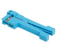 DIGITUS Outil Professionnel de dénudage et de Retrait de Fibre Optique pour câble d'installation de Fibre Optique de 2 à 6 mm de diamètre, Lame Bleue