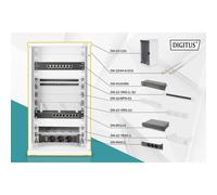 Digitus Pack réseau 254 mm (10") ¿ 12U, 312 x 300 mm (l x P)