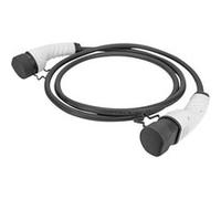 DIGITUS - Rallonge électrique - IEC 62196 Type 2 mâle bouchon de protection pour IEC 62196 Type 2 femelle bouchon de protection - 5 m - noir - monophasé G