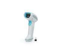 DIGITUS Scanner de Codes-Barres sans Fil - 300 lectures/s | Wi-Fi et Bluetooth - codes-barres 1D et 2D - Portée 100 m - Boîtier antibactérien - Capteur CMOS de 1 280 × 1 024 pixels