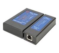 Digitus Testeur réseau DN-14001-2 – RJ45/RJ11, PoE, détection du blindage, Cat5–Cat6A Noir