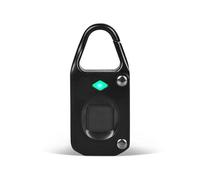 DIGNIFE Serrure de porte intelligente, Mini cadenas intelligent Bluetooth à empreintes digitales, antivol sans clé