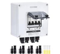DIHOOL DC disjoncteur système photovoltaïque DC12V-DC400V 2 chaînes 2 pôles 30A IP67 étanche disjoncteur solaire fusible disjoncteur automatique (2 in 2 out)