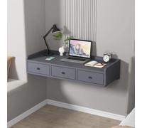 DIHRVTHC Coiffeuse Flottante, Meuble Coiffeuse Murale, Table de Maquillage | Table de maquillage,Pour Chambre à coucher, fille et femme(Gray,47"/120cm)