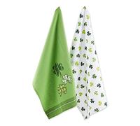 DII 100% Coton, Lavable en Machine, au Quotidien de Cuisine Basic, Ultra Absorbant, Jacquard décoratif Linge à Vaisselle, St Patrick's Day, Set of 3