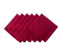DII 100% Coton, varié, Lavable en Machine Table Tops, Rouge (Tango Red), 20 x 20