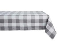 DII Buffalo Check Collection Classic Nappe Gris et Blanc 60 x 104 cm