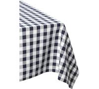 DII Buffalo Check Collection Nappe Classique de Ferme, 152,4 x 213,4 cm, Bleu Marine et Blanc à Carreaux