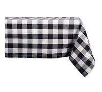 DII Buffalo Check Collection Nappe classique en coton Motif ferme Noir/blanc 60 x 104 cm