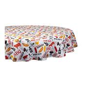 DII CAMZ11187 Nappe de Printemps et d'été Anti-déversement et imperméable pour Une Utilisation en intérieur ou en extérieur, fêtes, barbecues, réunions de Famille, 152,4 cm de diamètre