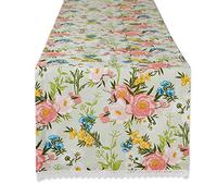 DII Chemin de Table pour Cuisine, Coton, Bouquet de Printemps, 14 x 72 cm