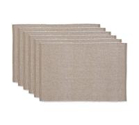 DII Collection Bicolore Dessus de Table, Coton, Stone, Placemat Set