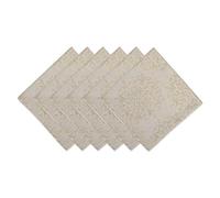 DII Collection de Table de Vacances, Coton, Paillettes d'hiver, 50,8 x 50,8 cm (Lot de 6)