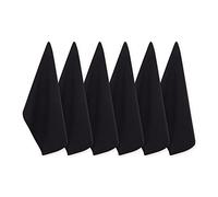 DII Coton tissé à Plat, Noir, Petit Ensemble, 45,7 x 71,1 cm
