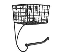DII Décoration de Salle de Bain Rustique en métal, Noir, Support de Papier Toilette