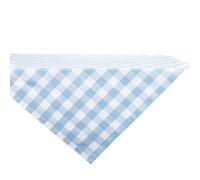 DII Dessous de Table, Coton, Blanc et Bleu Clair., Tabletopper, 40x40
