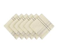 DII Dessus de Table 100% Coton Rayures françaises, Gris, Napkin