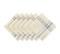 DII Dessus de Table 100% Coton Rayures françaises, Nautical Blue, Napkin
