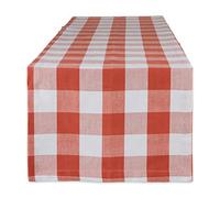 DII Dessus de Table Classique, en Coton, Rouge Vintage, 274,3 x 35,6 cm (Rouleau)