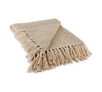 DII Diamond Collection Couvre-lit en Coton tissé, 127 x 152,4 cm, Pierre