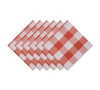 DII Ensemble de Serviettes de Table Classique en Coton, Rouge Vintage, 50,8 x 50,8 cm