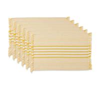 DII Ensemble de Sets de Table en Coton, Jaune foncé