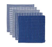 DII Everyday Lot de torchons de Cuisine en Coton Assortis Bleu
