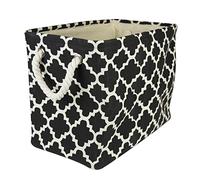 DII Home Essentials Polyester, Black Lattice, Taille L