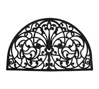 DII J & M Home Fashions en Fer forgé Demi Rond en Caoutchouc Naturel Paillasson, 61 cm par 91,4 cm