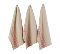 DII Kitchen Collection Ensemble de torchons en Coton Rouge