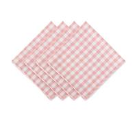 DII Lavable en machine pour tous les jours, coton, vichy rose et blanc, standard