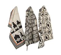 DII Lot de 3 Serviettes à Main d'halloween pour la Cuisine - en Coton - 45,7 x 71,1 cm - Hocus Pocus