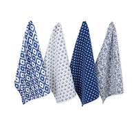 DII Lot de 4 serviettes de table en coton pour cuisine et pendaison de crémaillère, 18 x 28 cm