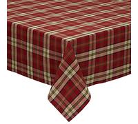 DII Nappe de Noël à Carreaux en Coton, feu de Camp, 152,4 x 213,4 cm