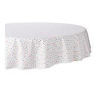 DII, Nappe Ronde en Coton, Motif confettis Multicolores, 177,8 cm