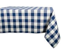 DII Navy Buffalo Check Tablecloth