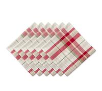 DII Orchard Lot de 6 Serviettes à Carreaux 50,8 x 50,8 cm