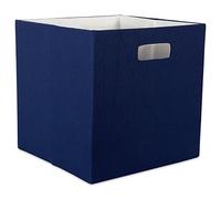 DII Poly-Cube Collection de rangement rigide, pliable, solide, grand, bleu nautique