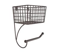DII Porte-Rouleau de Papier Toilette Rustique en métal pour décoration de Salle de Bain