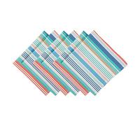 DII Serviettes en Coton surdimensionnées, parfaites pour Le Printemps, l'été, la décoration de Ferme, Les Pique-niques et Les potlucks ou Une Utilisation Quotidienne, Rayures de mer, 50 x 50 cm
