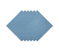 DII Variegated Tabletop Collection Lot de 6 Serviettes de Table Bleu Clair 50,8 x 50,8 cm