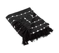 DII Woven Loop Collection Couvre-lit Noir 50 x 60 cm