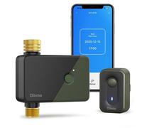 Diivoo Programmateur d'arrosage WiFi 1 Voies, Connecteur en Laiton Minuterie d'arrosage Automatique, d'irrigation pour Jardin