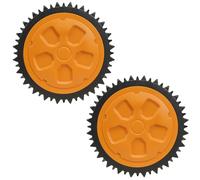 Dijia 2x Roues Lestées Tout-Terrain pour Robots Tondeuses Worx Landroid, Modèle Standard, compatibles avec WR141E / WR142E / WR143E / WR165E / WR167E