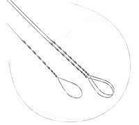 DIKACA 5 Pièces Fil à Fromage en Acier Inoxydable, Poignée Ergonomique | Remplacement pour Fil Cassé, Rangement Compact, pour Fromage Doux et Fruits, Usage Restaurant