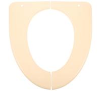 DIKACA Abattant de Toilette Pliable en Plastique Nordique Beige Coussin de Siège Portable pour Tout-Petit Housse D’Apprentissage Hygiénique pour Voyage et Camping