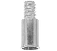 DIKACA Adaptateur pour pour Nettoyage Commercial et Domestique Embout à Vis Compatible Large en Alliage D'aluminium Argenté Améliore la Performance Manche à Balai