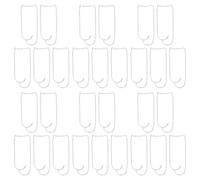 DIKACA Boucles de Fixation Métalliques Lot de 30 Légères et Faciles à Installer en Fer pour Treillis Jardin pour Légumes Grimpants et Tomates en Jardin ou Verger
