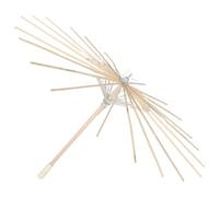 DIKACA Cadre de Parapluie Chinois en Bambou Beige, Assemblage DIY Stable | Os de Parapluie en Papier Chic, Armature de Parapluie en Papier, pour Événements Spéciaux et Photo de Scène